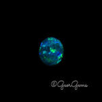 2.27ct Dark Blue Opal - Oval Cabochon
