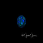 4.61ct Dark Blue Opal - Oval Cabochon