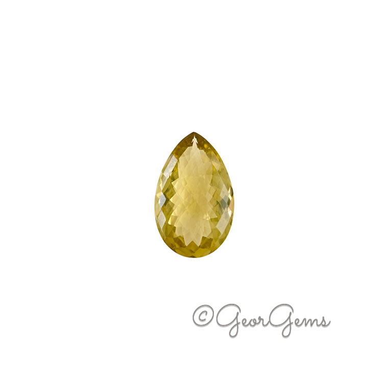 26772 36.74ct Lemon Quartz - Pear Shape