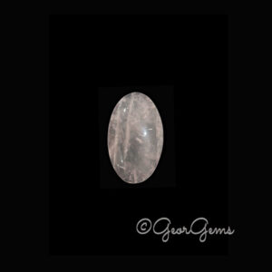 37.49ct Rose Quartz - Oval Cabochon