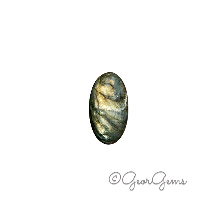 27078 40.61ct Labradorite - Oval Cabochon