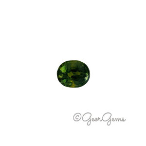 0.66ct Green Sapphire - Oval