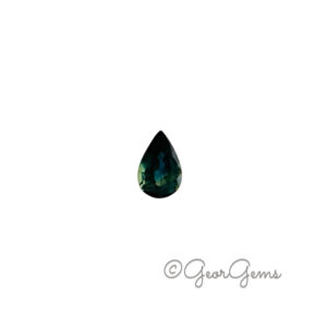 0.48ct Teal Sapphire - Pear Shape