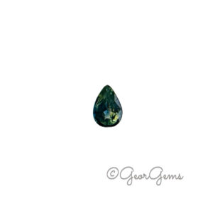 0.36ct Peacock Sapphire - Pear Shape