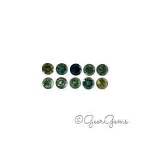 0.86tcw Mixed Sapphire parcel - Round