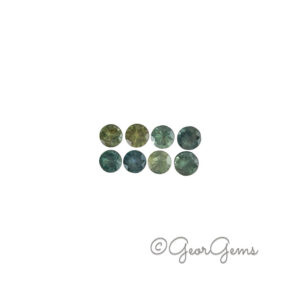 0.73tcw Mixed Sapphire parcel - Round