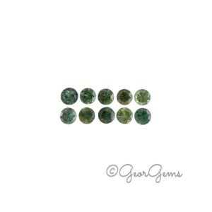 0.97tcw Mixed Sapphire parcel - Round
