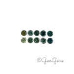 0.86tcw Mixed Sapphire parcel - Round