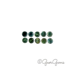 0.86tcw Mixed Sapphire parcel - Round