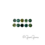 0.87tcw Mixed Sapphire parcel - Round
