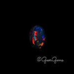 5.14ct Black Opal - Oval Cabochon