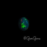 4.39ct Black Opal - Oval Cabochon