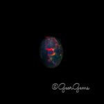 4.13ct Black Opal - Oval Cabochon
