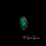 3.90ct Black Opal - Oval Cabochon