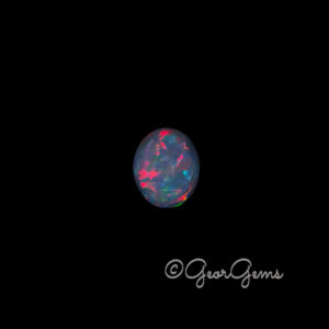 4.33ct Black Opal - Oval Cabochon