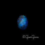 12.22ct Black Opal - Oval Cabochon
