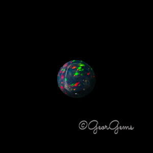 4.83ct Black Opal - Round Cabochon