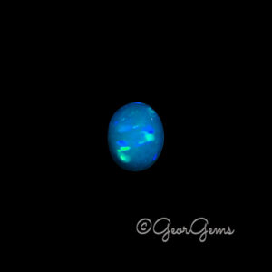 1.96ct Blue Opal - Oval Cabochon