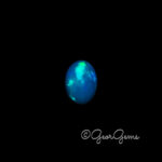 2.60ct Blue Opal - Oval Cabochon