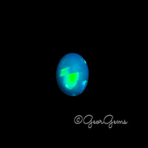 1.74ct Blue Opal - Oval Cabochon