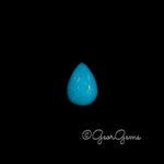 4.44ct Blue Opal - Pear Cabochon