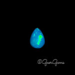 1.51ct Blue Opal - Pear Cabochon