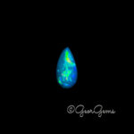 2.17ct Blue Opal - Pear Cabochon