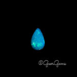 1.31ct Blue Opal - Pear Cabochon