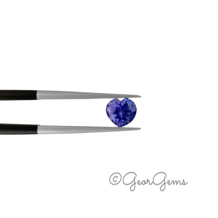27138 0.85ct Tanzanite - Heart Shape