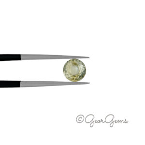1.08ct Yellow Sapphire - Round