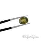 3.12ct Green Sapphire - Oval - Image 2