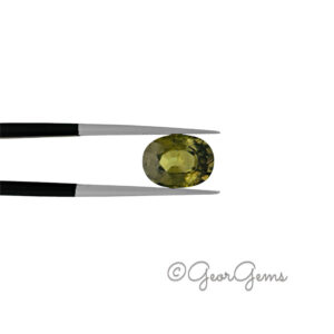 3.12ct Green Sapphire - Oval