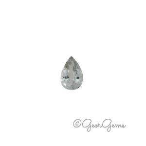 1.02ct White Sapphire - Pear Shape