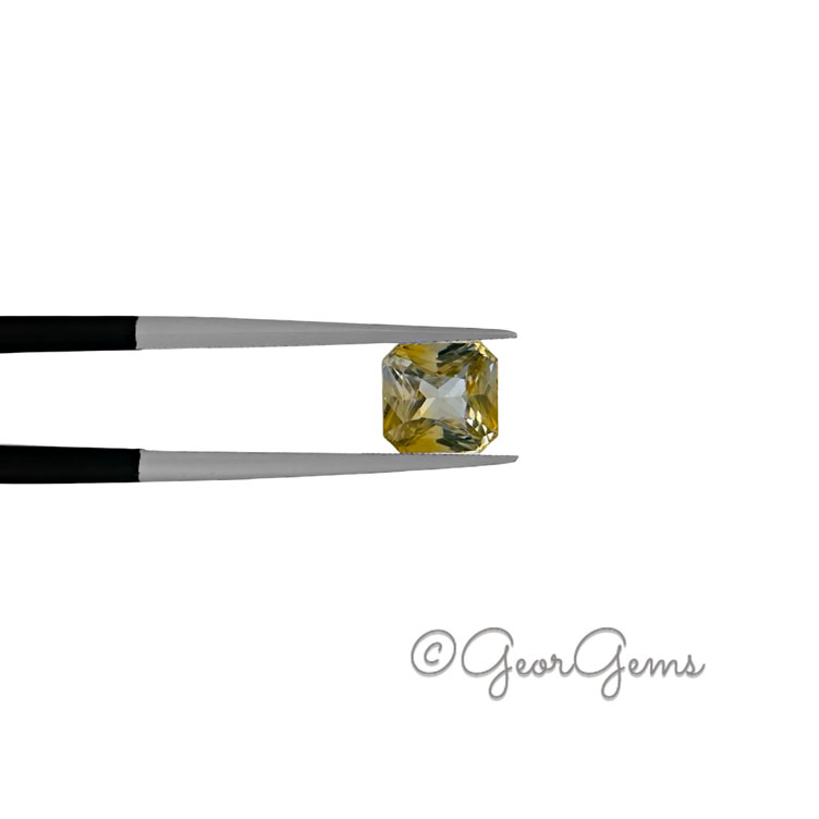 27277 1.34ct Yellow Sapphire - Radiant
