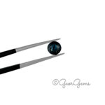 0.81ct Blue Sapphire - Round - Image 2