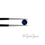 0.76ct Blue Sapphire - Round