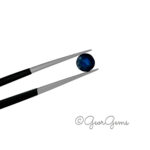 0.76ct Blue Sapphire - Round - Image 2