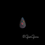 2.38ct Black Opal - Pear Shape Cabochon