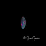 2.72ct Black Opal - Marquise Cabochon