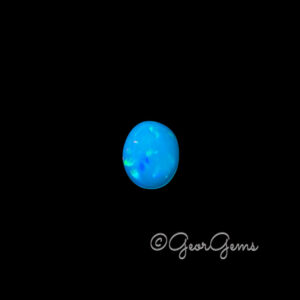 2.10ct Blue Opal - Oval Cabochon
