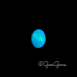 1.79ct Blue Opal - Oval Cabochon
