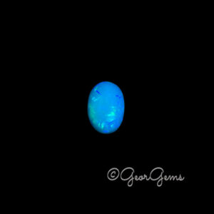 2.20ct Blue Opal - Oval Cabochon