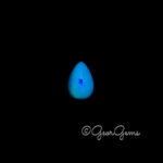 2.59ct Blue Opal - Pear Shape Cabochon