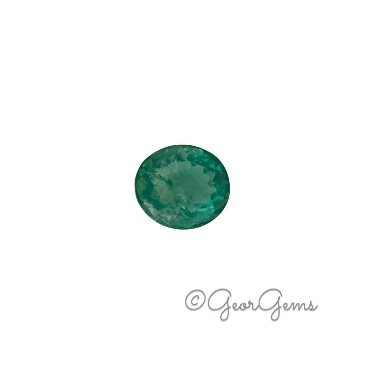 26697 12.35ct Green Fluorite - Oval