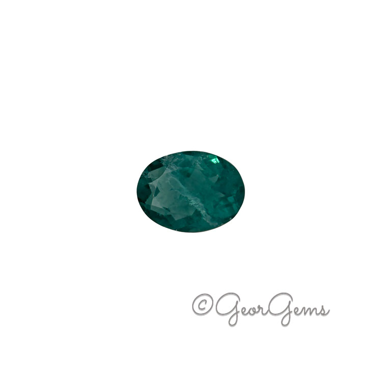 26700 6.33ct Green Fluorite - Oval