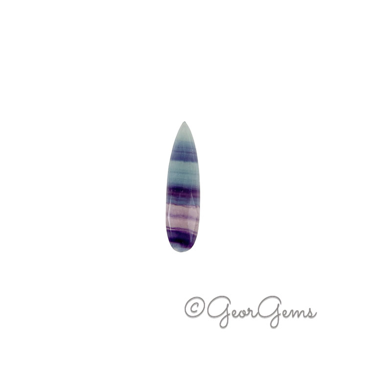 26872 9.56ct Fluorite - Pear Shape