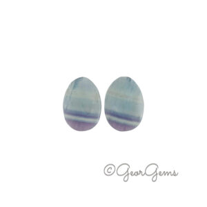 7.74tcw Fluorite - Oval (Pair)
