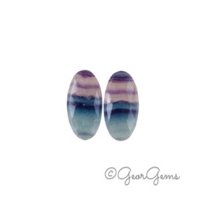 19.53tcw Fluorite - Oval (Pair)
