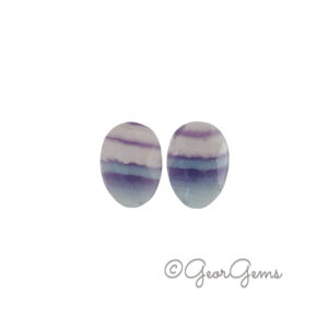 6.95tcw Fluorite - Oval (Pair)