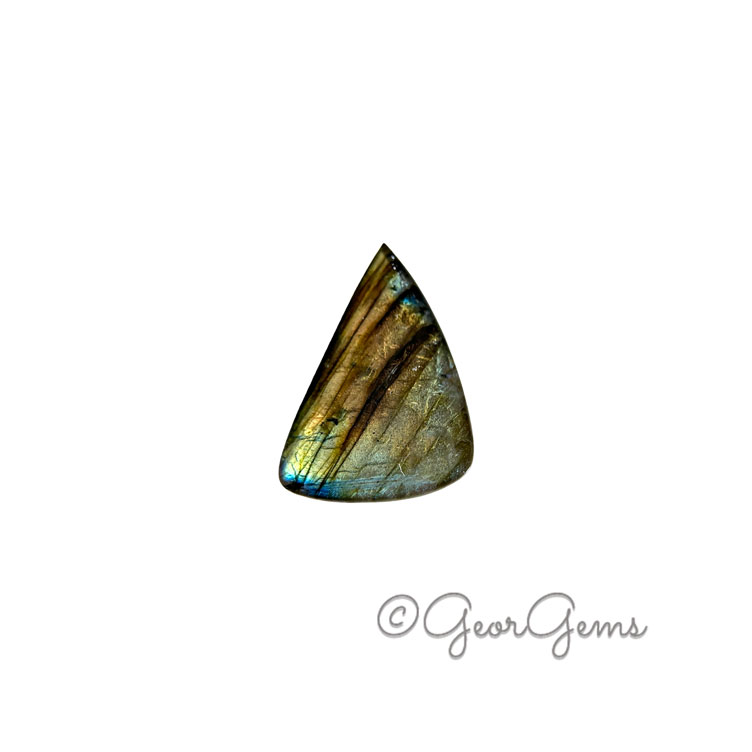 27000 58.34ct Labradorite - Fancy Shape Cabochon